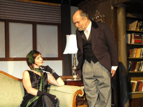 Mr. O'Brien performing as the Butler in the play Murdered By Death at Carver Hall at Bloomsburg University in 2004.